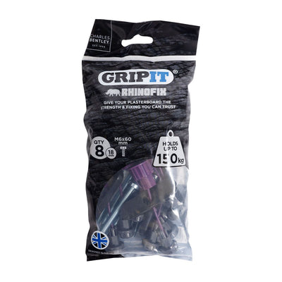 Gripit Rhinofix - 8 Pack (Purple)