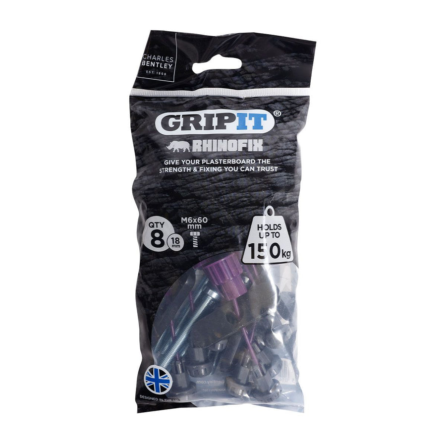 Gripit Rhinofix - 8 Pack (Purple)